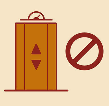 Qué hacer en caso de incendio: no use los ascensores
