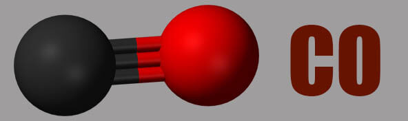 Molécula del monóxido de carbono